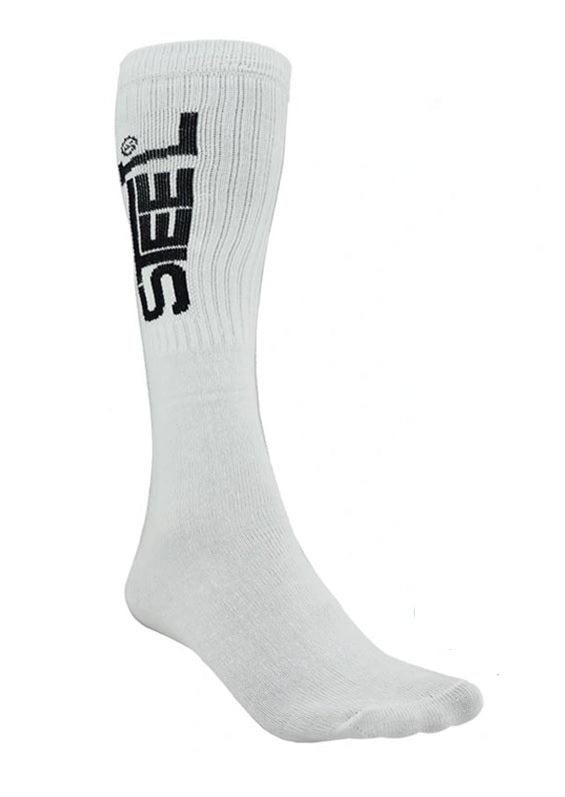 Eishockey Socken Steel weiß lang senior